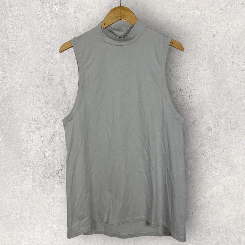 NEW Respect Your Universe Mock Neck Tunic Grey Made In Canada Technical Top Tank